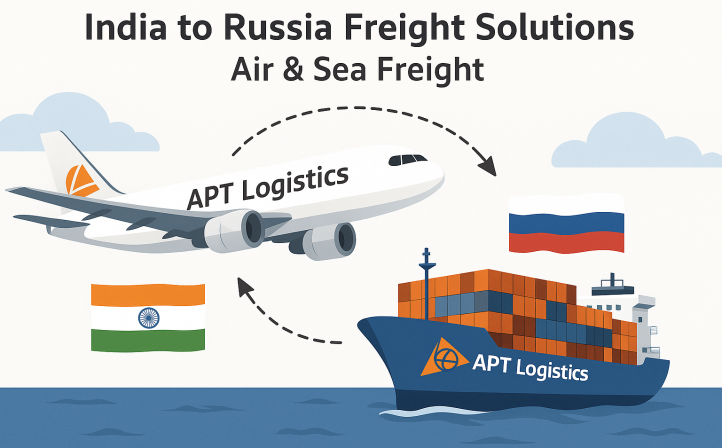 India to Russia Freight Solutions – Air & Sea Freight with APT Logistics
