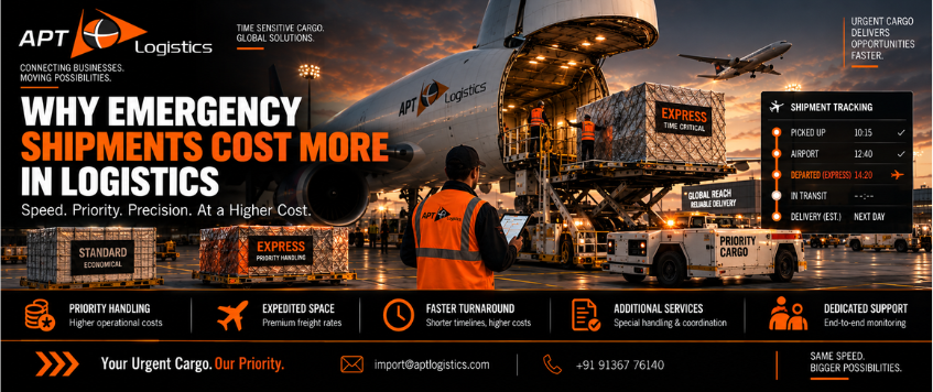 Urgent Shipping Charges: Why Emergency Shipments Cost More